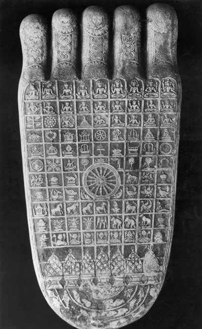 Sacred Signs on the Buddha